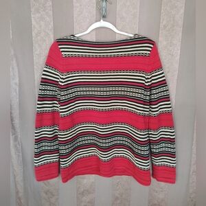 💎 Lauren Ralph Lauren Women's Top Crewneck Sweater Striped #0267